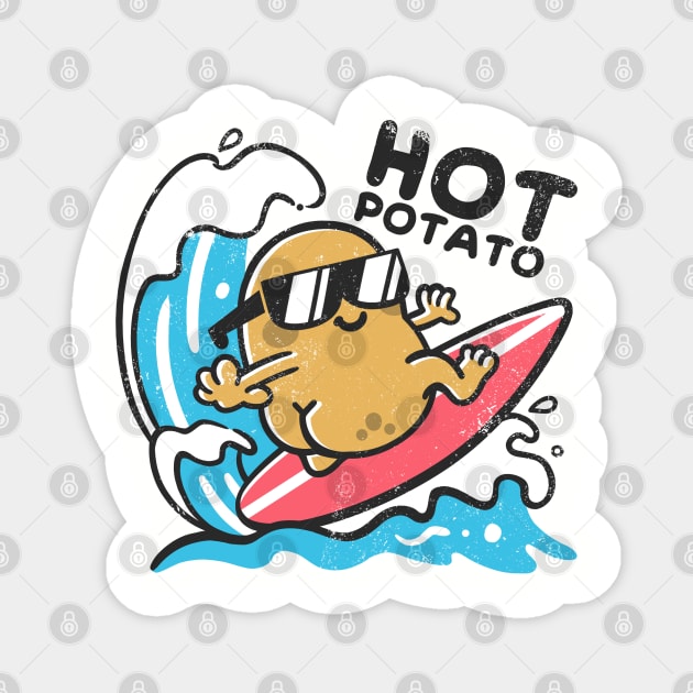 Hot potato Magnet by NemiMakeit