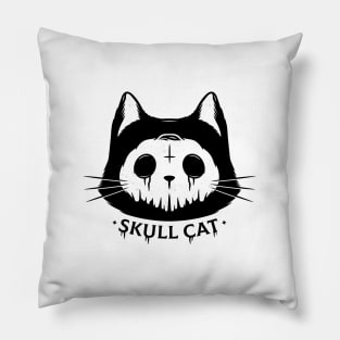 Skull Cat Pillow