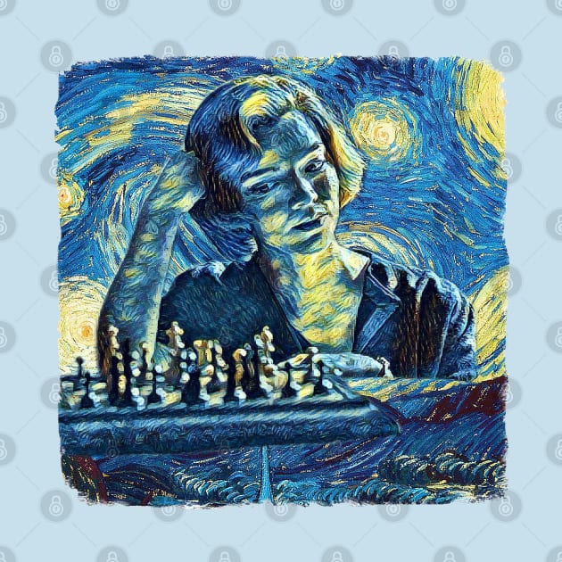 The Queen's Gambit Van Gogh Style by todos