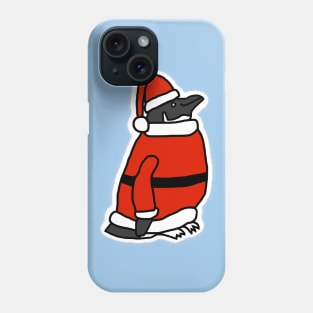 Cute Penguin dressed in Christmas as Santa Phone Case