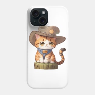 Meowdy Nice Cat With A Cowboy Hats Phone Case
