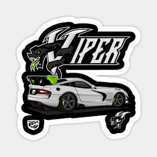 DODGE VIPER SRT 10 (WHITE) Magnet