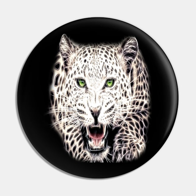 Snow Leopard Pin by Orikall