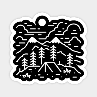 Let's get Lost (White) Magnet