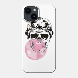 Aviator sugar skull / Bubble Gum Phone Case