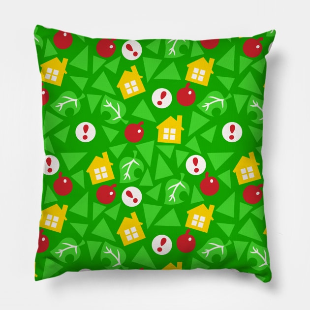 Critter crossing Pillow by Ohsadface