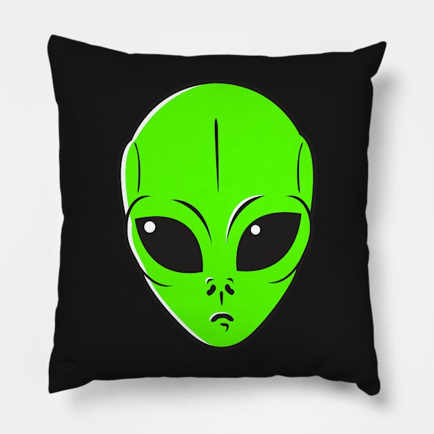 Extraterrestrial Pillow by roswellboutique