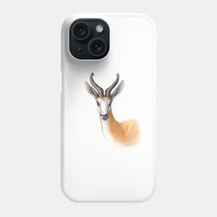 Springbok - African antelope - by Nadya Neklioudova Phone Case