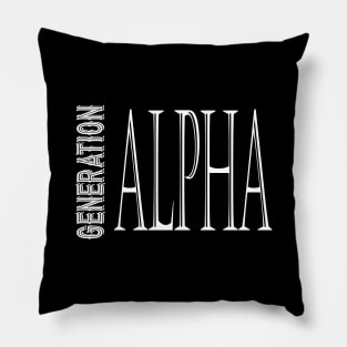 Generation Alpha Gen Alpha Pillow