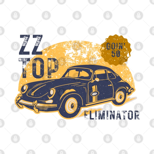 Zz Top - Eliminator // Art Work Logos Vintage Style Fan Art Designs by Liamlefr