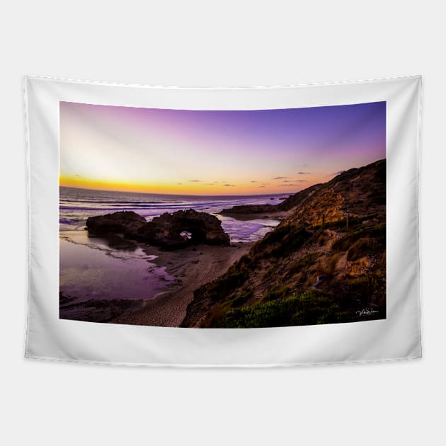 London Bridge, Portsea, Mornington Peninsula, Victoria, Australia. Tapestry by VickiWalsh