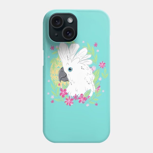 Umbrella Cockatoo Phone Case by IllustratedActivist