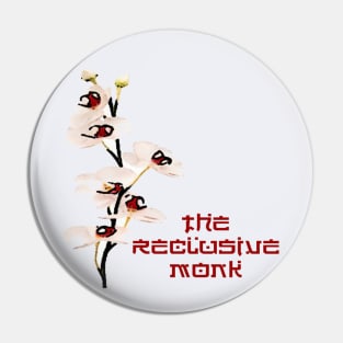 Reclusive Monk Old Logo Orchid Design Pin