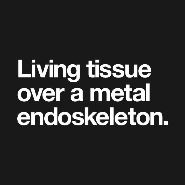 Living tissue over a metal endoskeleton by Popvetica