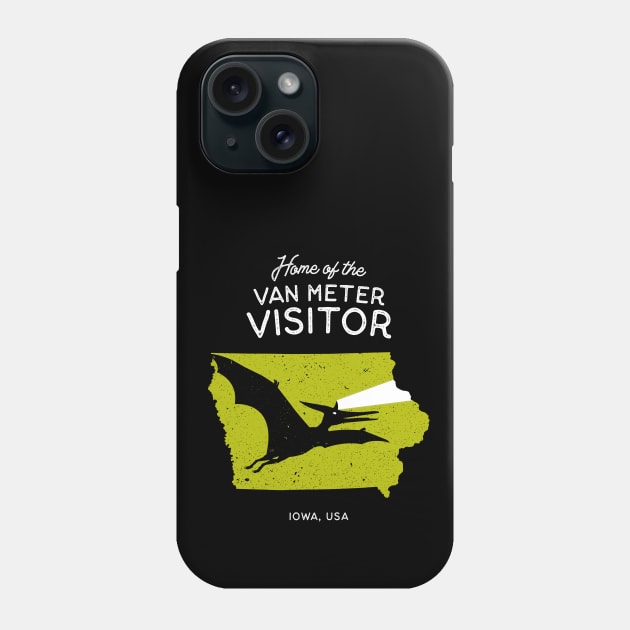 Home of the Van Meter Visitor | Home State Cryptids Collection Phone Case by Strangeology