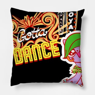 Gotta Dance Cat Pillow