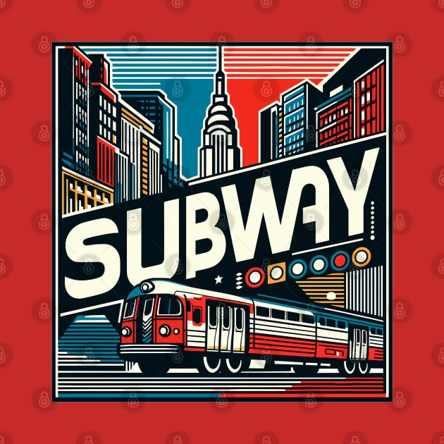 Nyc Subway by Vehicles-Art