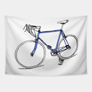 Blue Bike Tapestry