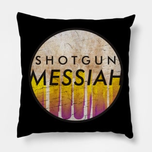 Shotgun Messiah - VINTAGE YELLOW CIRCLE Pillow