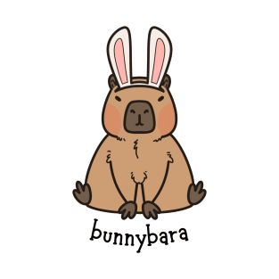 Bunnybara Capybara Rabbit T-Shirt