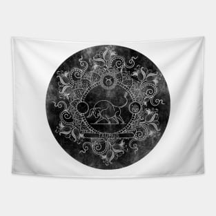 Zodiac - Coal - Taurus Tapestry