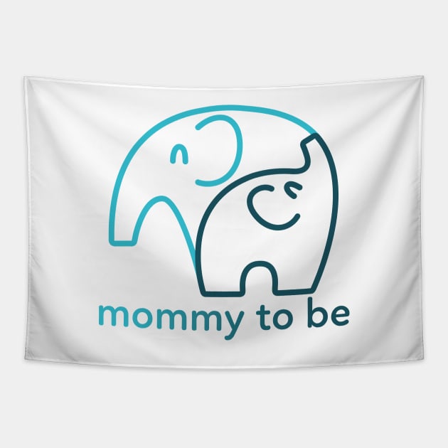 mommy to be pregnancy announcement Tapestry by Lovebubble Letters