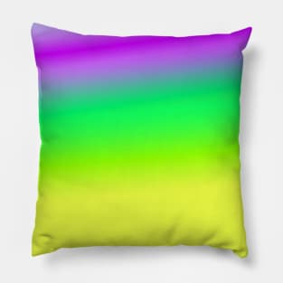 yellow blue green texture art Pillow