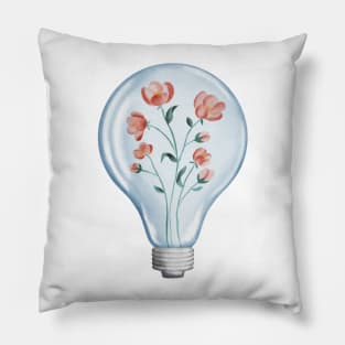 Bright Floral Ideas Pillow