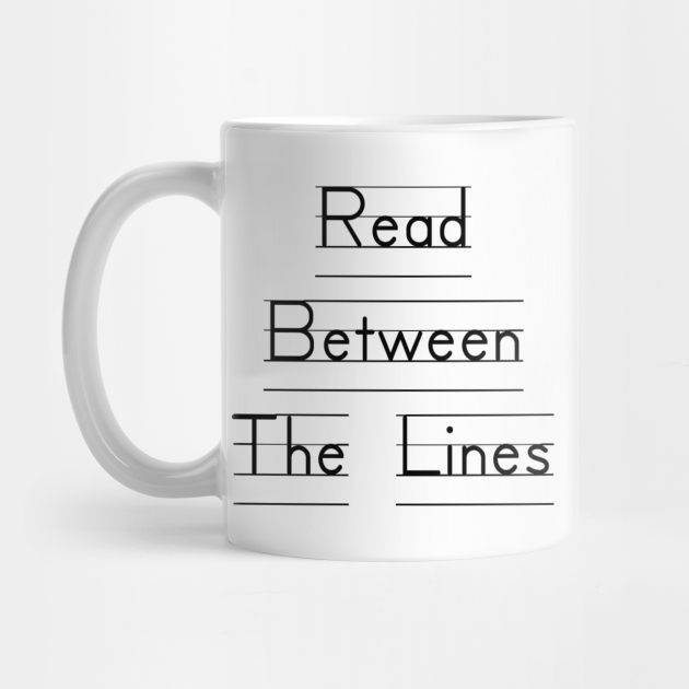 Read Between The Lines School Mug Teepublic