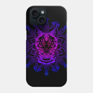 Neon Cat Phone Case