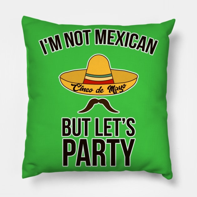 Mexican Cinco de Mayo Mexico Party Drinking Pillow by charlescheshire