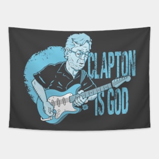 Clapton is God Tapestry