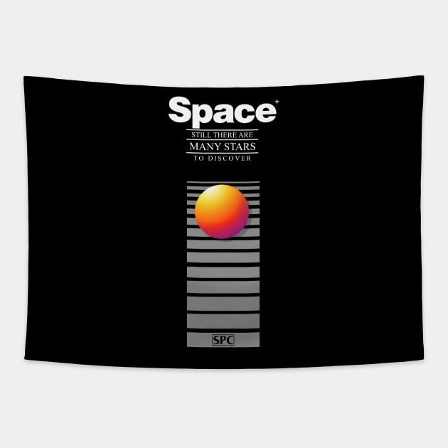 Space Retro Tapestry by Sachpica