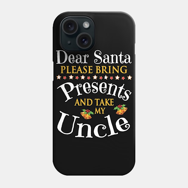 Dear Santa Please Bring Presents And Take My Brother Merry Phone Case by bakhanh123