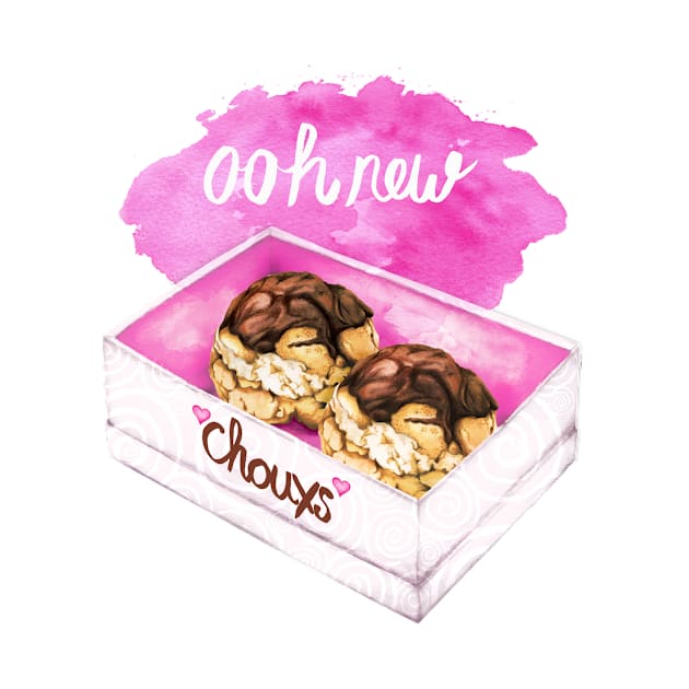 Cute Food Pun - New Chouxs/shoes by AmandaDilworth