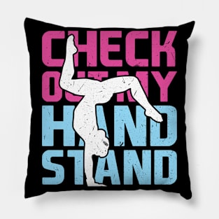 Check out my handstand Gymnast Pillow