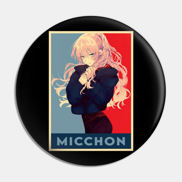 Micchon Shikimori Hope Pin by CarolIrvine