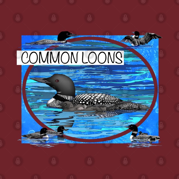 Common Loons by Zodiart