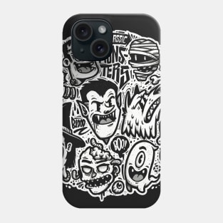 Classic Monsters V2 Phone Case