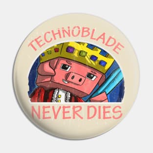 Technoblade 'Classic Pig' Enamel Pin