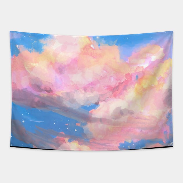 Clouds Tapestry by erinkatearcher