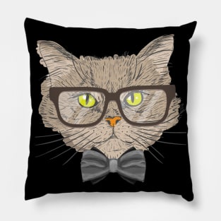 funnt cat Pillow