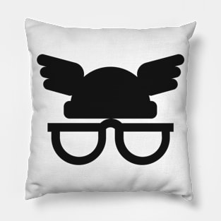 Glasses mac book icon Pillow