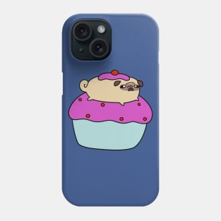 Cupcake Pug Phone Case