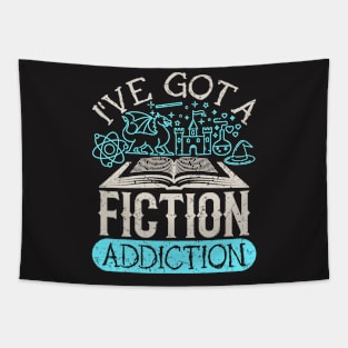 Fiction Shirt - I've Got a Fiction Addiction Tapestry