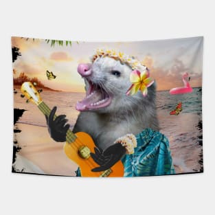 Hawaiian Possum Tapestry