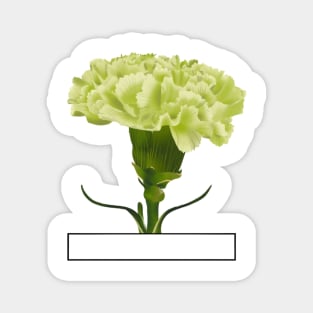 Green Carnation Magnet