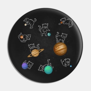 Space Kitties Pin