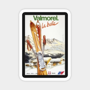 Valmorel, Savoie,Ski Poster Magnet