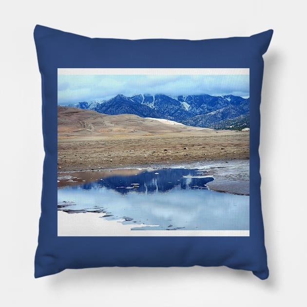 Great Sand Dunes Pillow by algill